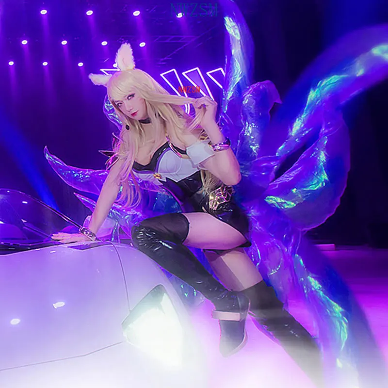 Game LOL KDA Ahri Cosplay Costume Fox lol Ahri Nine Tailed One Tail K/DA Ahri Tail Wig in Stock Cosplay
Game LOL KDA Ahri Cosplay Costume Fox lol Ahri Nine Tailed One Tail K/DA Ahri Tail Wig in Stock Cosplay