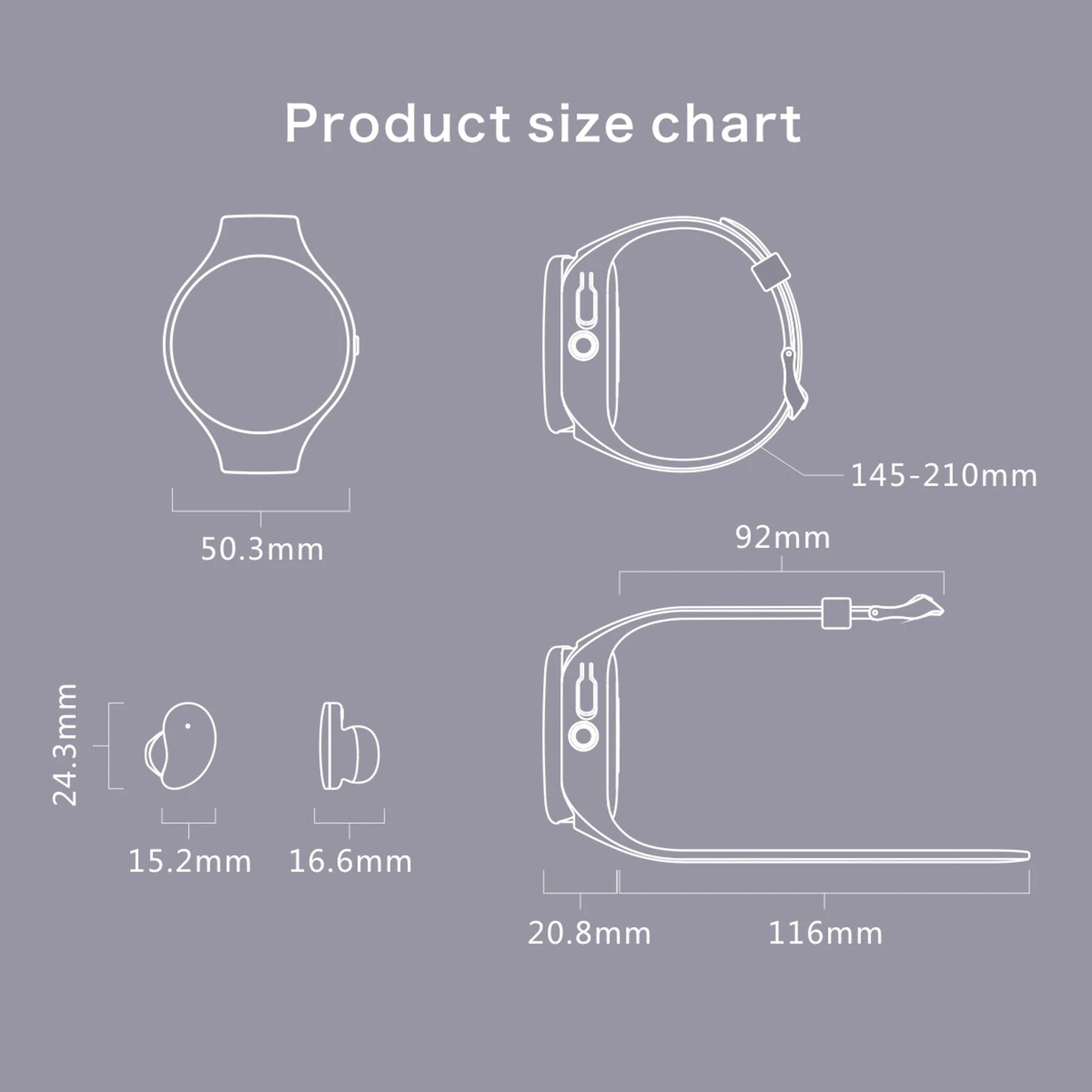 TWS 2-in-1 Smart Watch Wireless Bluetooth 5.0 Headset Multi-function Call Positioning Parking Monitoring Message Reminder
TWS 2-in-1 Smart Watch Wireless Bluetooth 5.0 Headset Multi-function Call Positioning Parking Monitoring Message Reminder