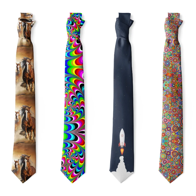 Fashion Horse 3D Printing Men's Necktie Casual Slim Men's 8cm Nylon Necktie Casual Party Wedding Funny Female Men's Necktie
Fashion Horse 3D Printing Men's Necktie Casual Slim Men's 8cm Nylon Necktie Casual Party Wedding Funny Female Men's Necktie