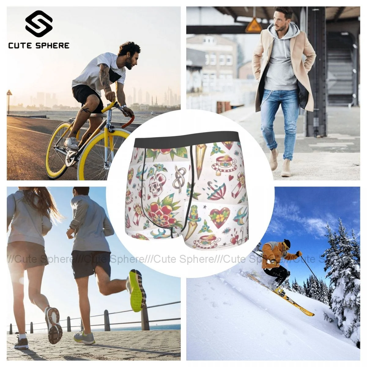 Tattoo Underwear Classic Trenky Print Trunk Polyester Sublimation Men Boxer Brief
Tattoo Underwear Classic Trenky Print Trunk Polyester Sublimation Men Boxer Brief