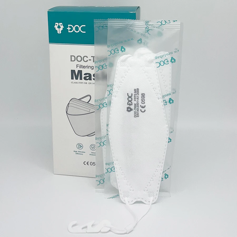 10-200PCS FFP3 Fish Mask Face Respirator No Valve Individually Wrapped with Plastic Strip 99% Multi-layer Particulate Filters
10-200PCS FFP3 Fish Mask Face Respirator No Valve Individually Wrapped with Plastic Strip 99% Multi-layer Particulate Filters