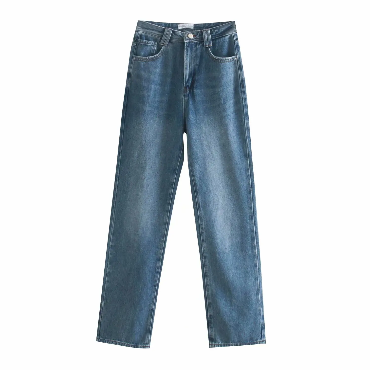 TRAF Women 2021 Fashion Pockets Wide Leg Jeans Vintage High Waist Zipper Slim Fit Trousers Streetwear
TRAF Women 2021 Fashion Pockets Wide Leg Jeans Vintage High Waist Zipper Slim Fit Trousers Streetwear