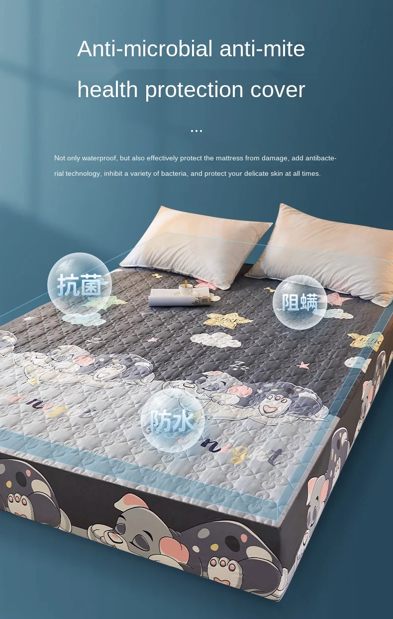 Waterproof Mattress Protector Bedspread One-Piece Waterproof Breathable Mattress Dustproof Thickened Quilted Simmons Protective
Waterproof Mattress Protector Bedspread One-Piece Waterproof Breathable Mattress Dustproof Thickened Quilted Simmons Protective
