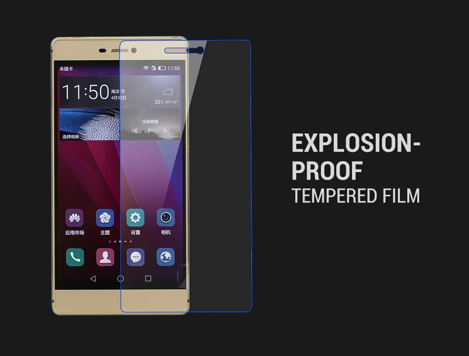 2 шт закаленное стекло для Huawei P8 GRA L09 UL00 защитные пленки|Защитные стёкла и плёнки
