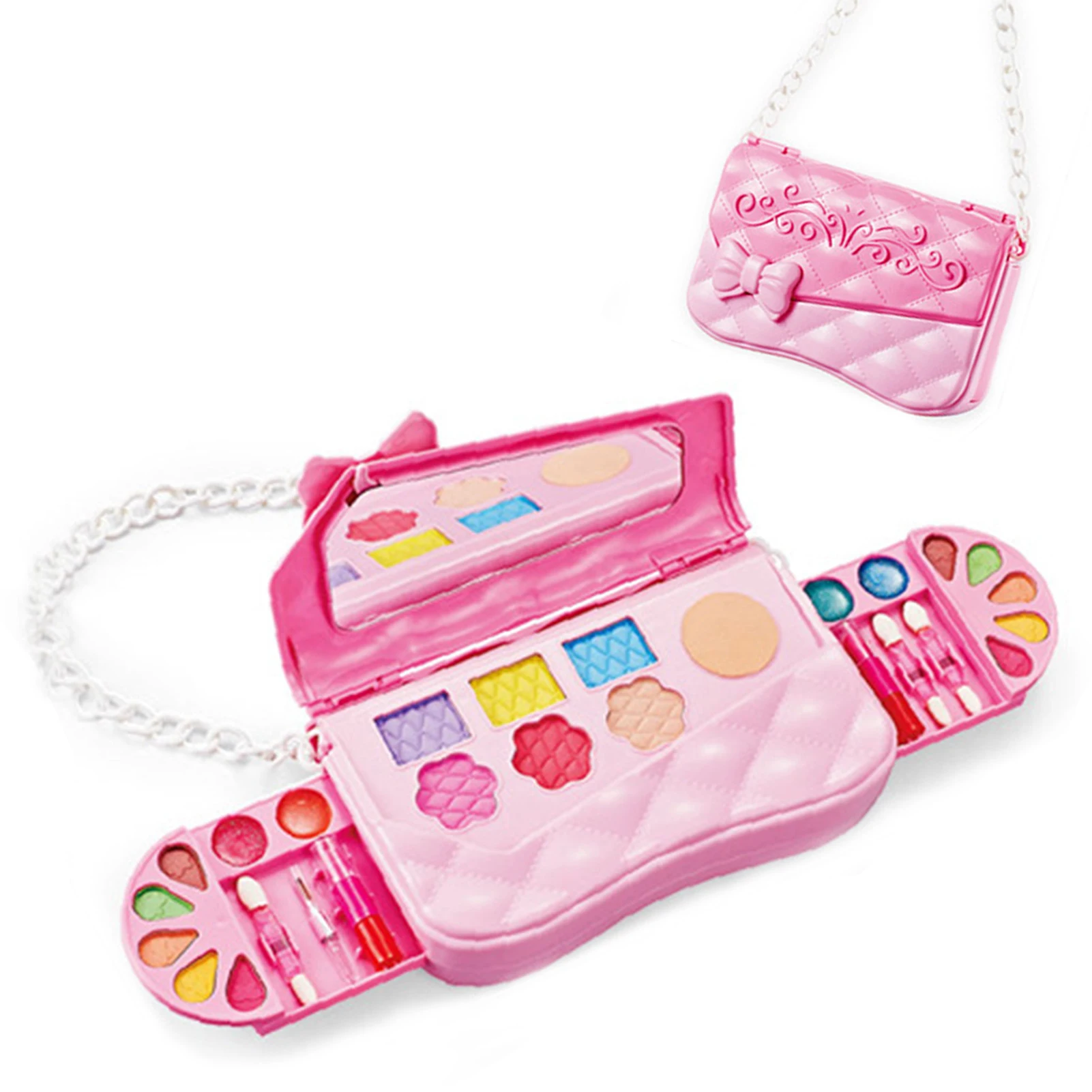 Children Lipstick Nail Polish Cosmetic Bag Simulation Makeup Set Pretend Play Toys multiple colour Birthday Gift For Ingenious
Children Lipstick Nail Polish Cosmetic Bag Simulation Makeup Set Pretend Play Toys multiple colour Birthday Gift For Ingenious