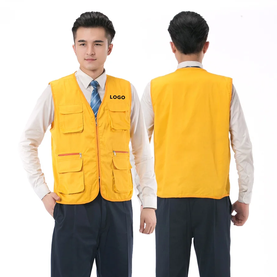 1pc can log0 Men Volunteer Waistcoat Customized Workwear Advertisting Solid Color Text Printing Unisex Work Clothes Sleeveless
1pc can log0 Men Volunteer Waistcoat Customized Workwear Advertisting Solid Color Text Printing Unisex Work Clothes Sleeveless