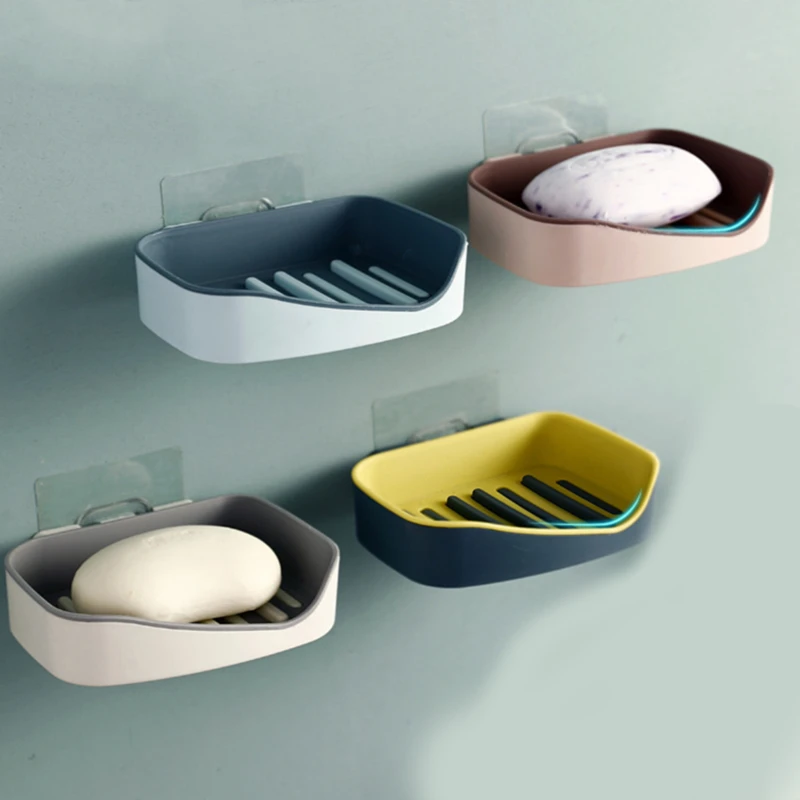 Punch-Free Double-Layer Soap Box Wall Bathroom Holder Hanging Rack Soap Holder Wall-Mounted Drain Rack Bathroom Soap Holder
Punch-Free Double-Layer Soap Box Wall Bathroom Holder Hanging Rack Soap Holder Wall-Mounted Drain Rack Bathroom Soap Holder