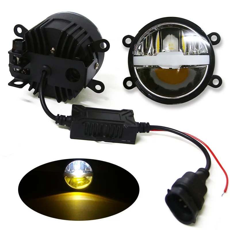 Automobile led fog lamp three color fog lamp white light golden light anti fog lamp headlamp daytime running lamp super bright
Automobile led fog lamp three color fog lamp white light golden light anti fog lamp headlamp daytime running lamp super bright