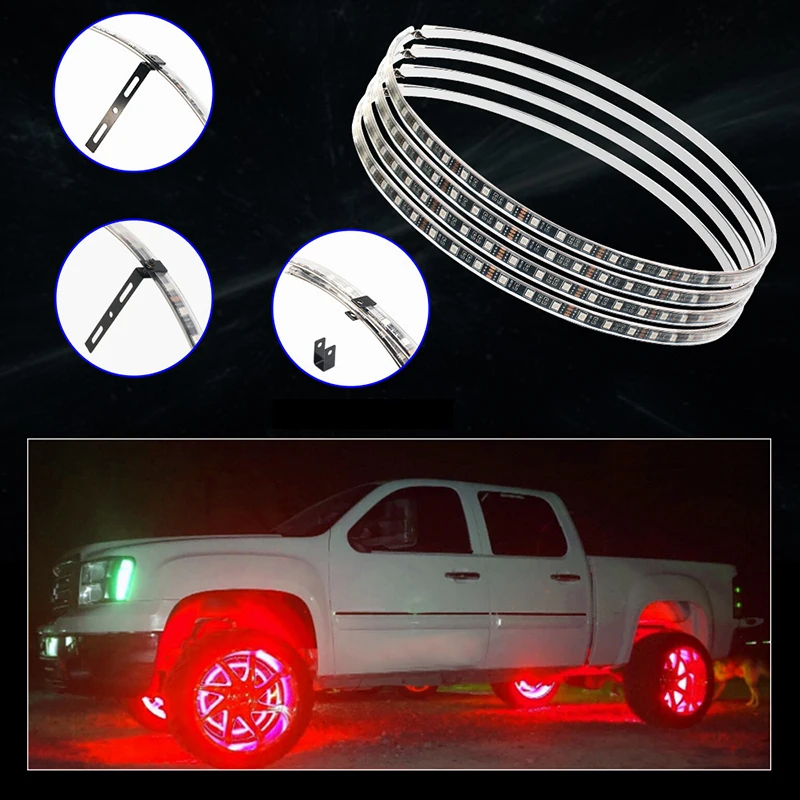 Ring Waterproof Strip Light Neon LED Control Adjustable Hub Light 4PCS For Honda Civic 10th Wheel Car Car Lamp Colorful Hub Kit
Ring Waterproof Strip Light Neon LED Control Adjustable Hub Light 4PCS For Honda Civic 10th Wheel Car Car Lamp Colorful Hub Kit