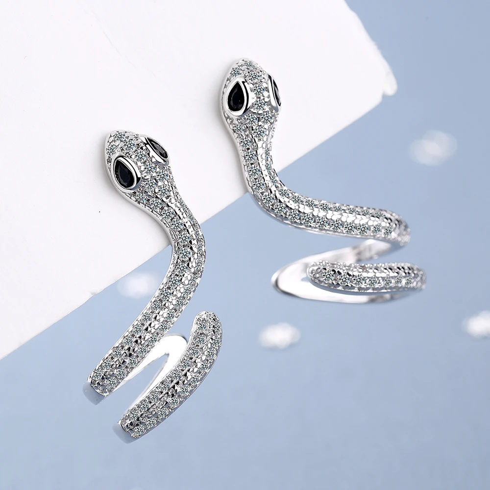 YH-ZL 925 Sterling Silver Luxury Earring Snake Stud Cuff Earring For Women Korea Jewelry Female New
YH-ZL 925 Sterling Silver Luxury Earring Snake Stud Cuff Earring For Women Korea Jewelry Female New