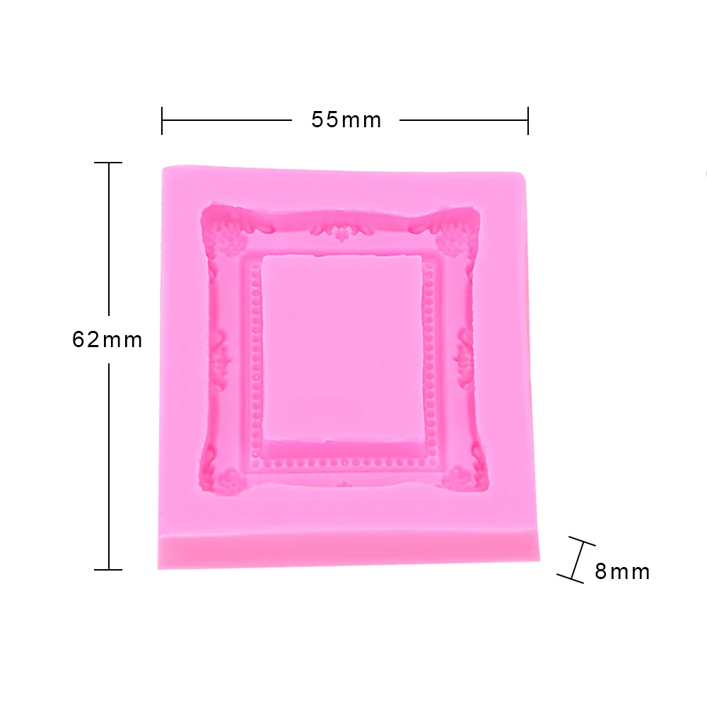Baking Tools Food Grade Material DiyKitchen Accessories Dining Bar Fondant Cake Decoration Tool Silicone Frame Shape Cake Mold
Baking Tools Food Grade Material DiyKitchen Accessories Dining Bar Fondant Cake Decoration Tool Silicone Frame Shape Cake Mold