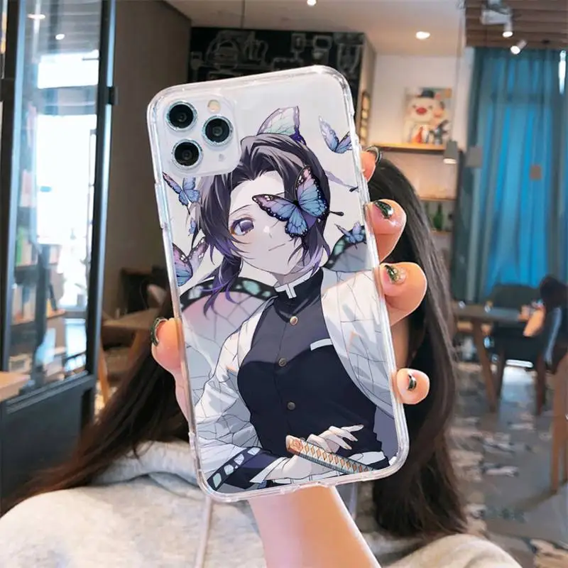 Kochou Shinobu Demon Slayer anime Phone Case Transparent for iPhone 6 7 8 11 12 s mini pro X XS XR MAX Plus
Kochou Shinobu Demon Slayer anime Phone Case Transparent for iPhone 6 7 8 11 12 s mini pro X XS XR MAX Plus