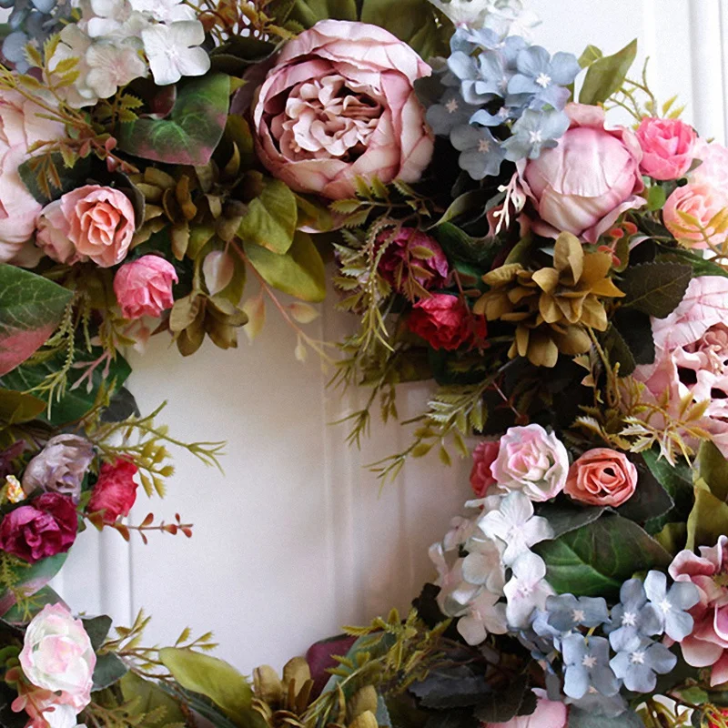 53cm Door Wreath Large Garland Artificial Flower Wreath Wall Hanging Door Decoration Home Decoration Farmhouse Decor
53cm Door Wreath Large Garland Artificial Flower Wreath Wall Hanging Door Decoration Home Decoration Farmhouse Decor