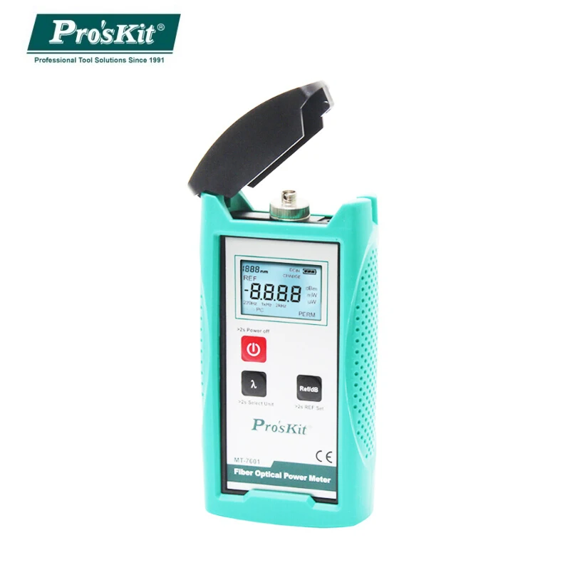 Pro'skit MT-7601 Test Pen Detector Tester Fiber Optic Power Meter High-Precision Laser Test Identification Frequency Instrument
Pro'skit MT-7601 Test Pen Detector Tester Fiber Optic Power Meter High-Precision Laser Test Identification Frequency Instrument