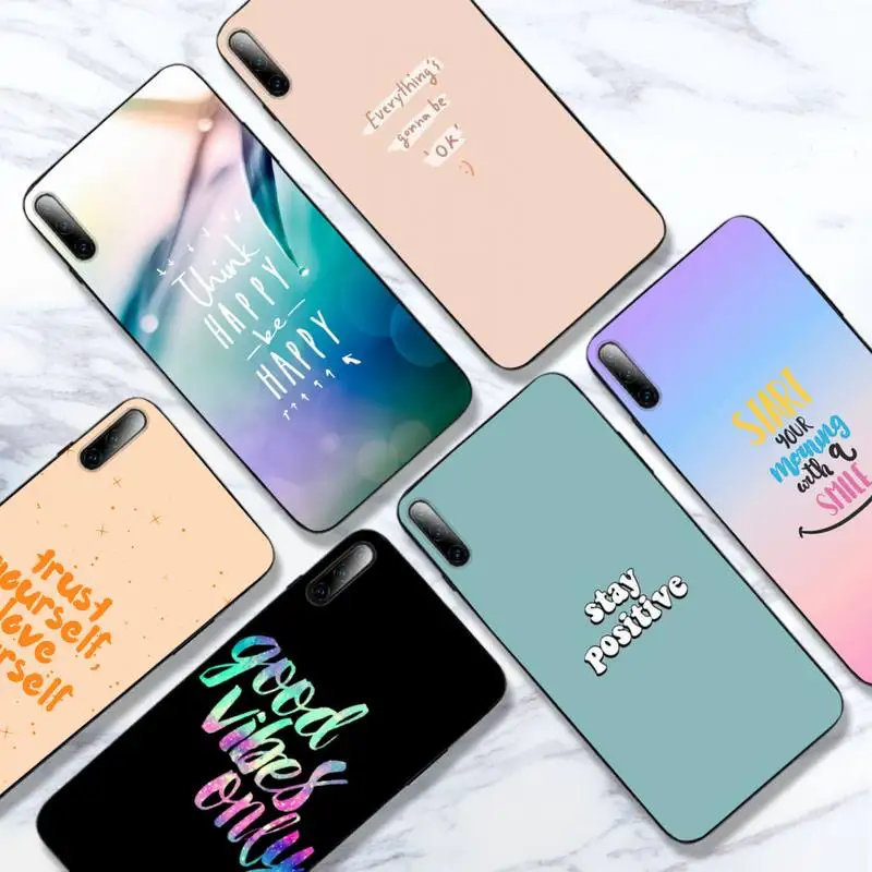 Positive Good Vibe Happy Trust Funny Quote Phone Case For Huawei P9 P10 P20 P30 P40 Lite 2016 2017 Pro SMART2019 Cover
Positive Good Vibe Happy Trust Funny Quote Phone Case For Huawei P9 P10 P20 P30 P40 Lite 2016 2017 Pro SMART2019 Cover