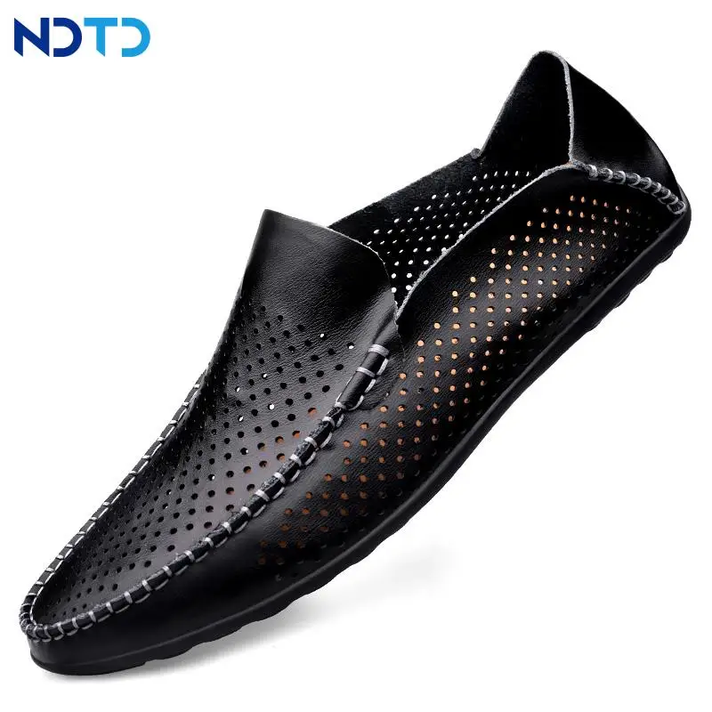 Men Casual Shoes Casual Peas Shoes Mens Loafers Comfortable Breathable Slip on Boat Shoes Genuine Hollow Leather
Men Casual Shoes Casual Peas Shoes Mens Loafers Comfortable Breathable Slip on Boat Shoes Genuine Hollow Leather