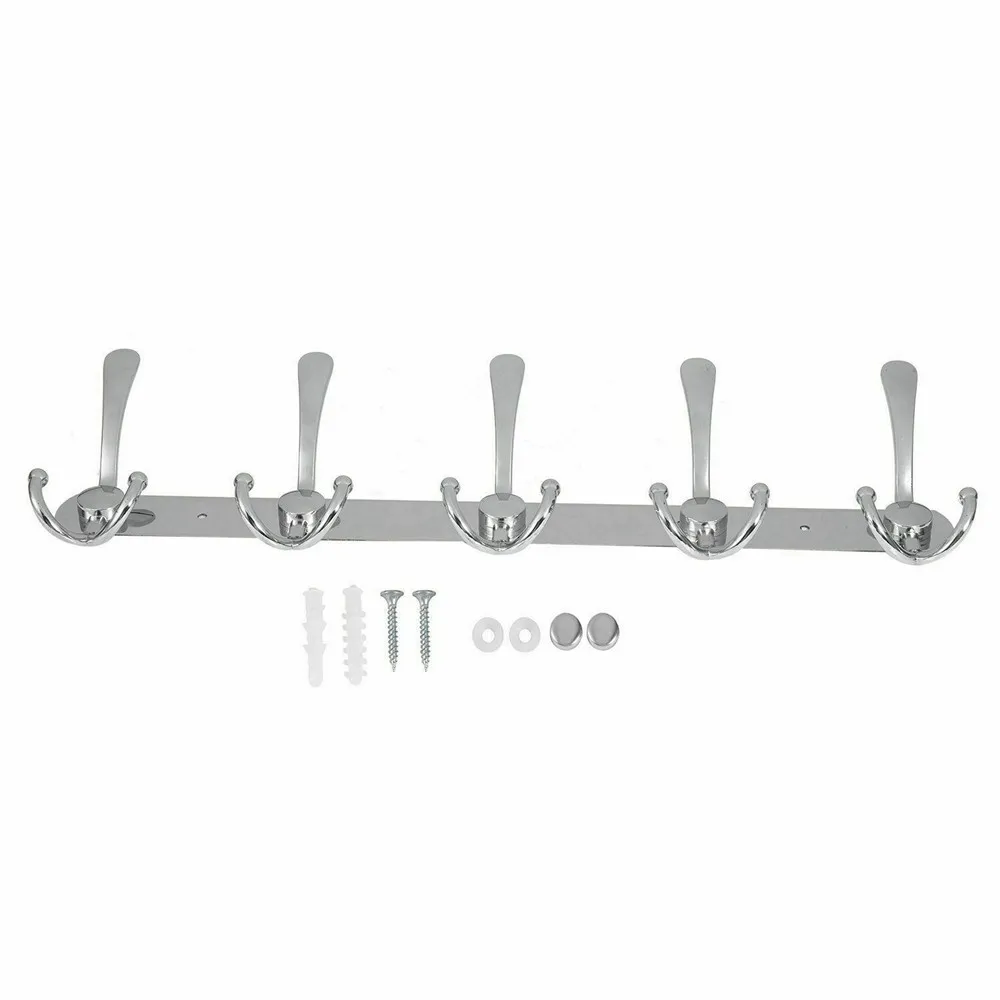 15 Hooks Coat Clothes Door Holder Rack Hook Wall Mounted Hanger Stainless Steel 15
15 Hooks Coat Clothes Door Holder Rack Hook Wall Mounted Hanger Stainless Steel 15