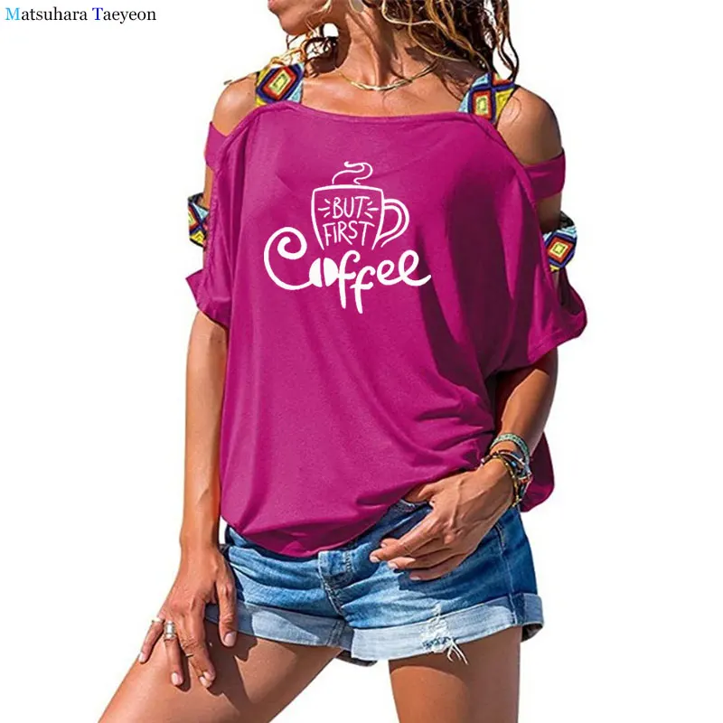 But First Coffee Funny T Shirt Women Cotton Tshirt summer Short Sleeve Top Black Tee Shirt Femme Loose shirts big size
But First Coffee Funny T Shirt Women Cotton Tshirt summer Short Sleeve Top Black Tee Shirt Femme Loose shirts big size