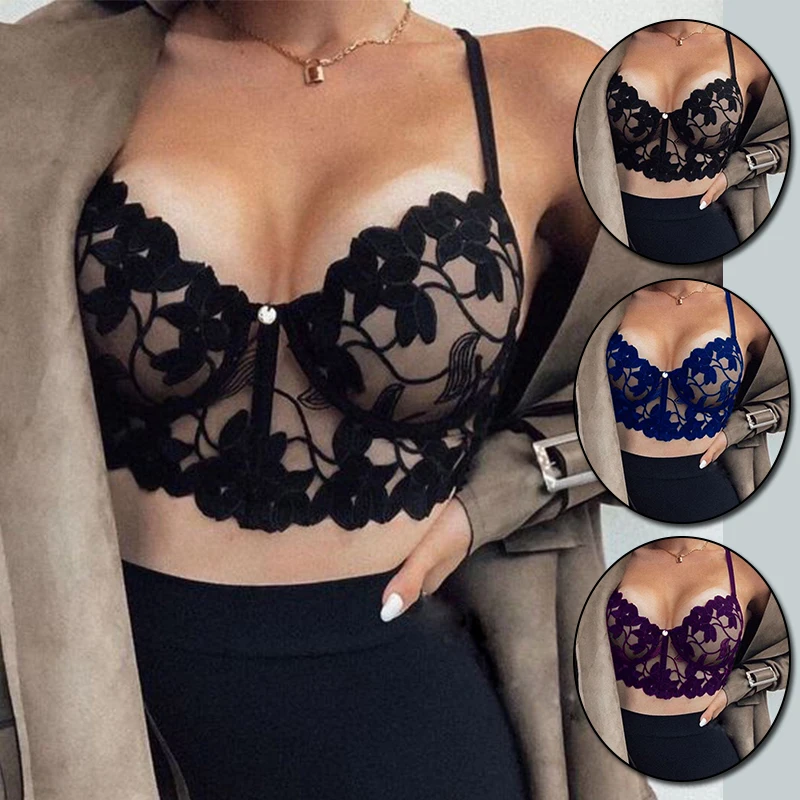 1pcs Fashion Sexy Lace Perspective Bra Women's Thin Hollow Out Lingerie Fashion Solid Color Summer Perspective Underwear
1pcs Fashion Sexy Lace Perspective Bra Women's Thin Hollow Out Lingerie Fashion Solid Color Summer Perspective Underwear