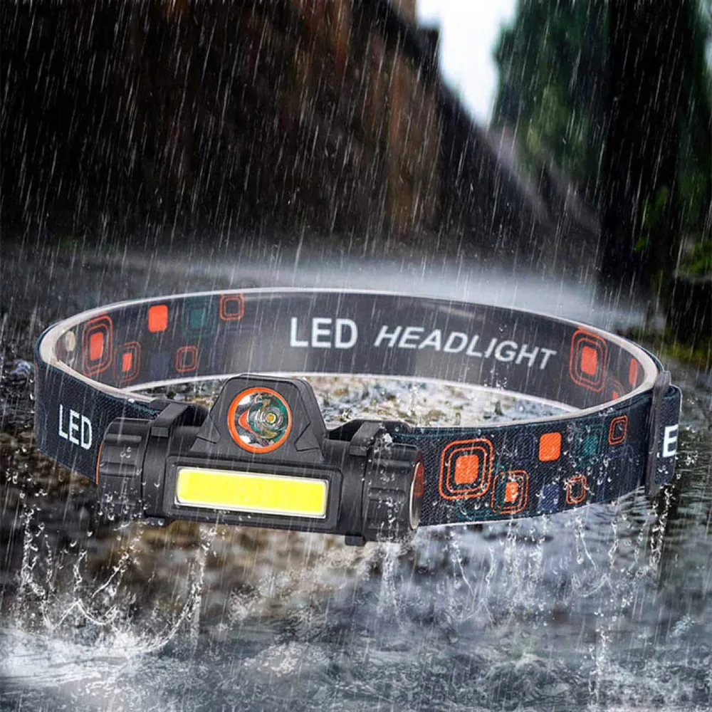 Headlamp Flashlight USB Rechargeable Cob Led Headlight Waterproof Head Lights for Outdoors Mountaineering Fishing
Headlamp Flashlight USB Rechargeable Cob Led Headlight Waterproof Head Lights for Outdoors Mountaineering Fishing