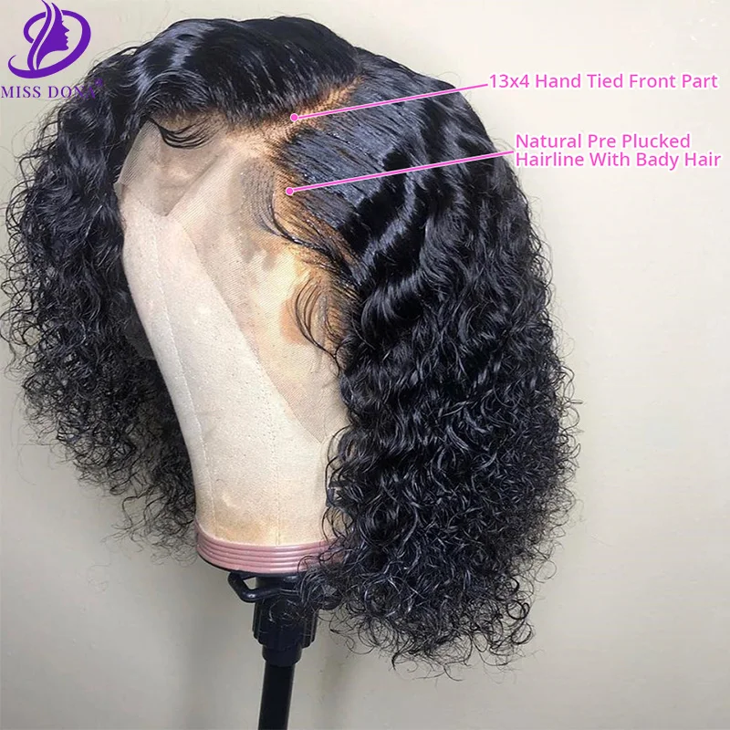 Miss Dona Kinky Curly Short Bob Wig 13x4 Lace Front Human Hair Wigs PrePlucked For Women Kinky Deep Water Wave Lace Frontal Wig
Miss Dona Kinky Curly Short Bob Wig 13x4 Lace Front Human Hair Wigs PrePlucked For Women Kinky Deep Water Wave Lace Frontal Wig