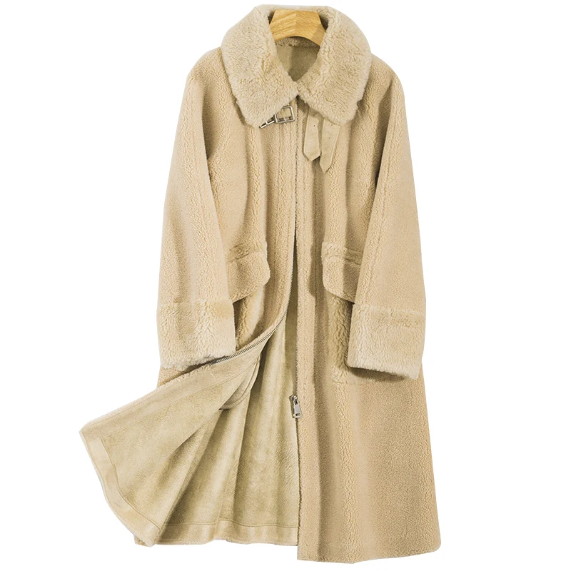 2020 autumn winter new granular sheep shearing coat women's medium long lambskin fur fur fur one piece coat
2020 autumn winter new granular sheep shearing coat women's medium long lambskin fur fur fur one piece coat
