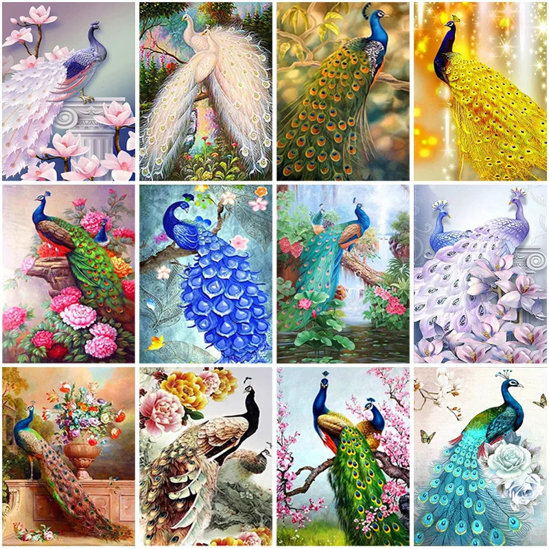 CraftArtGo 5D DIY Diamond Embroidery peacock Full Square Round Rhinestone Mosaic Painting Cross Stitch Flowers Diamond Kit
CraftArtGo 5D DIY Diamond Embroidery peacock Full Square Round Rhinestone Mosaic Painting Cross Stitch Flowers Diamond Kit