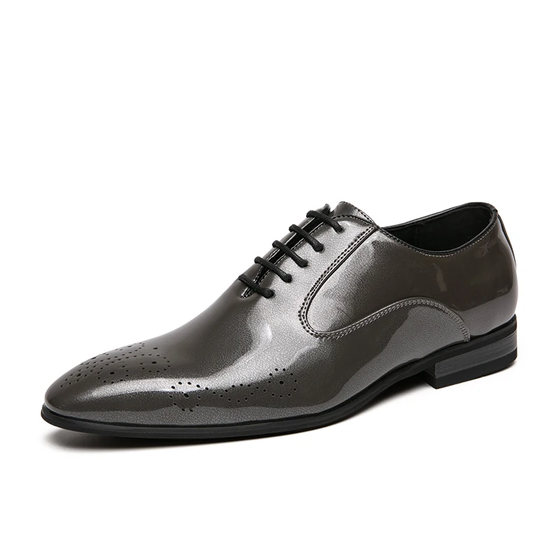 2021 Men's Fashion Formal Wear Oxford Shoes Business Patent Leather Rubber Suit Shoes 38-48
2021 Men's Fashion Formal Wear Oxford Shoes Business Patent Leather Rubber Suit Shoes 38-48