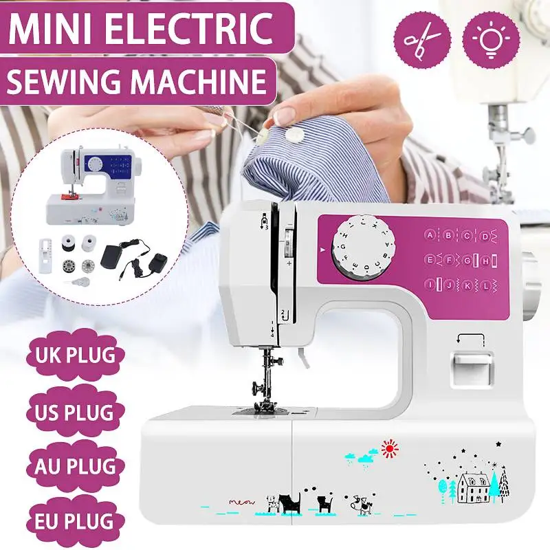 Electric Household Mini Sewing Machine Portable Crafting Mending Overlock 12 Stitches Desktop LED Sewing Machine Home DIY
Electric Household Mini Sewing Machine Portable Crafting Mending Overlock 12 Stitches Desktop LED Sewing Machine Home DIY