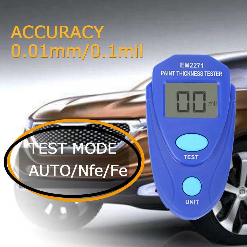 GM200/EM2271 Coating Thickness Gauge Galvanizing Thick Painting Tester Film Paint Iron-based Thickness Measuring Tool
GM200/EM2271 Coating Thickness Gauge Galvanizing Thick Painting Tester Film Paint Iron-based Thickness Measuring Tool