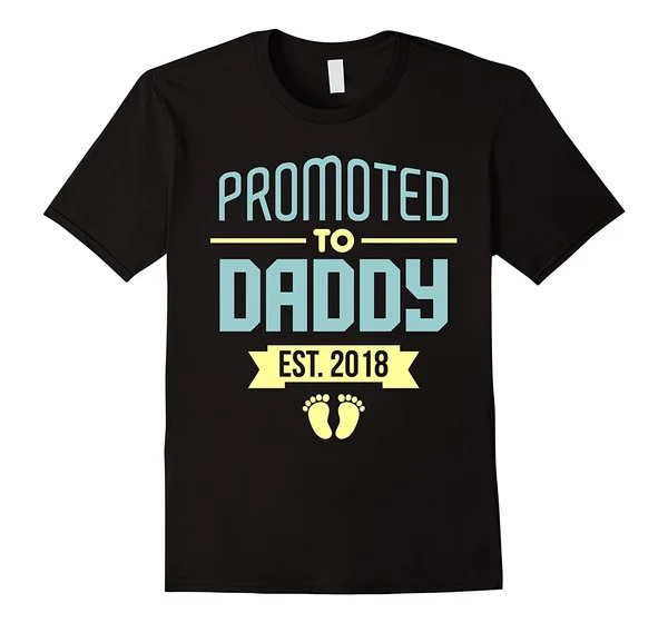Promoted To Daddy Est. 2018 T-shirt New Dad Fathers Day Tee Men Fashion Cotton T-Shirts
Promoted To Daddy Est. 2018 T-shirt New Dad Fathers Day Tee Men Fashion Cotton T-Shirts