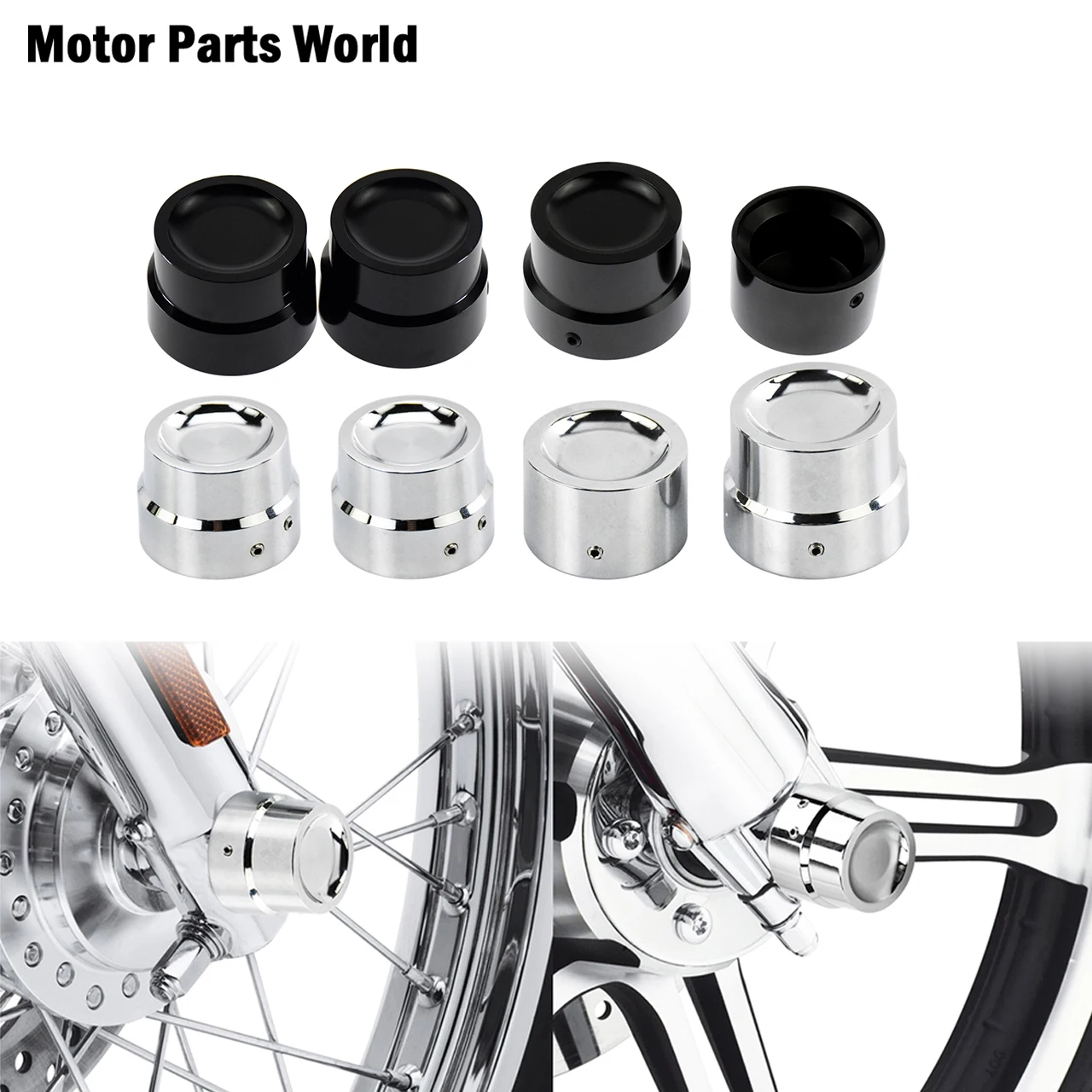 Motorcycle Front & Rear Axle Nut Covers Caps Black Chrome Aluminum For Harley Sportster XL883 XL1200 Dyna Fat Bob Touring V-Rod
Motorcycle Front & Rear Axle Nut Covers Caps Black Chrome Aluminum For Harley Sportster XL883 XL1200 Dyna Fat Bob Touring V-Rod