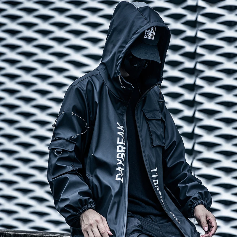 11 BYBB'S DARK Tactics Jackets Cargo Windbreaker Streetwear Multi-pocket PU Jacket Hip Hop Fashion Autumn Black Coats Male WB05
11 BYBB'S DARK Tactics Jackets Cargo Windbreaker Streetwear Multi-pocket PU Jacket Hip Hop Fashion Autumn Black Coats Male WB05