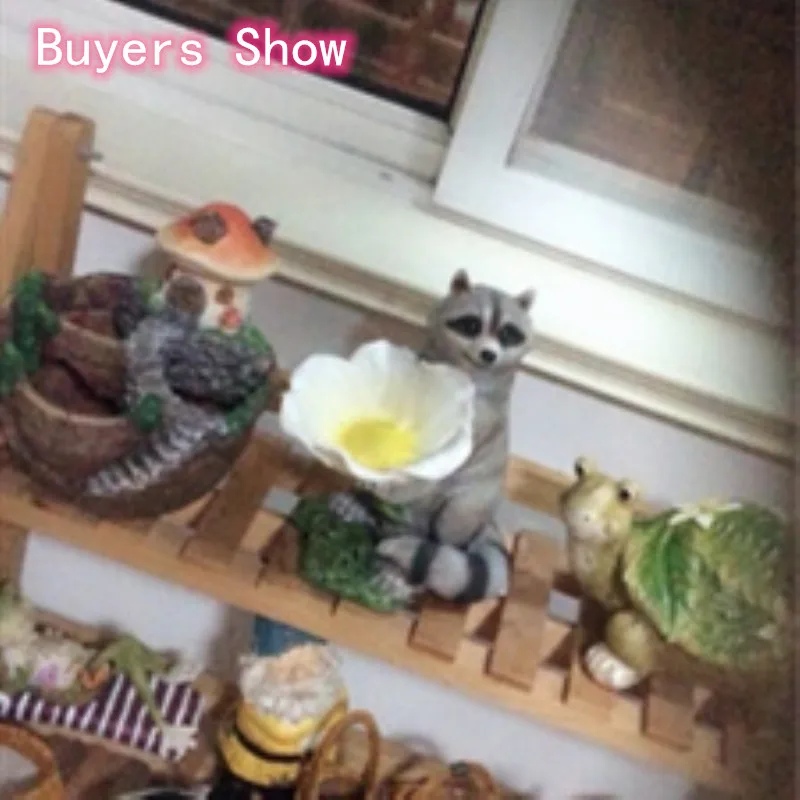 WU CHEN LONG Creative Garden Statue Simulation Raccoon Bird Feeder Animal Yard Garden Courtyard Outdoor Decoration A2197
WU CHEN LONG Creative Garden Statue Simulation Raccoon Bird Feeder Animal Yard Garden Courtyard Outdoor Decoration A2197