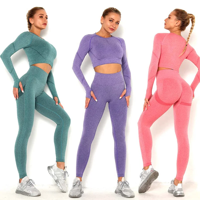 SALSPOR Yoga Set Sports Suit For Women Workout Sports Outfit Fitness Set High Waist Seamless Workout Clothes Women Activewear
SALSPOR Yoga Set Sports Suit For Women Workout Sports Outfit Fitness Set High Waist Seamless Workout Clothes Women Activewear