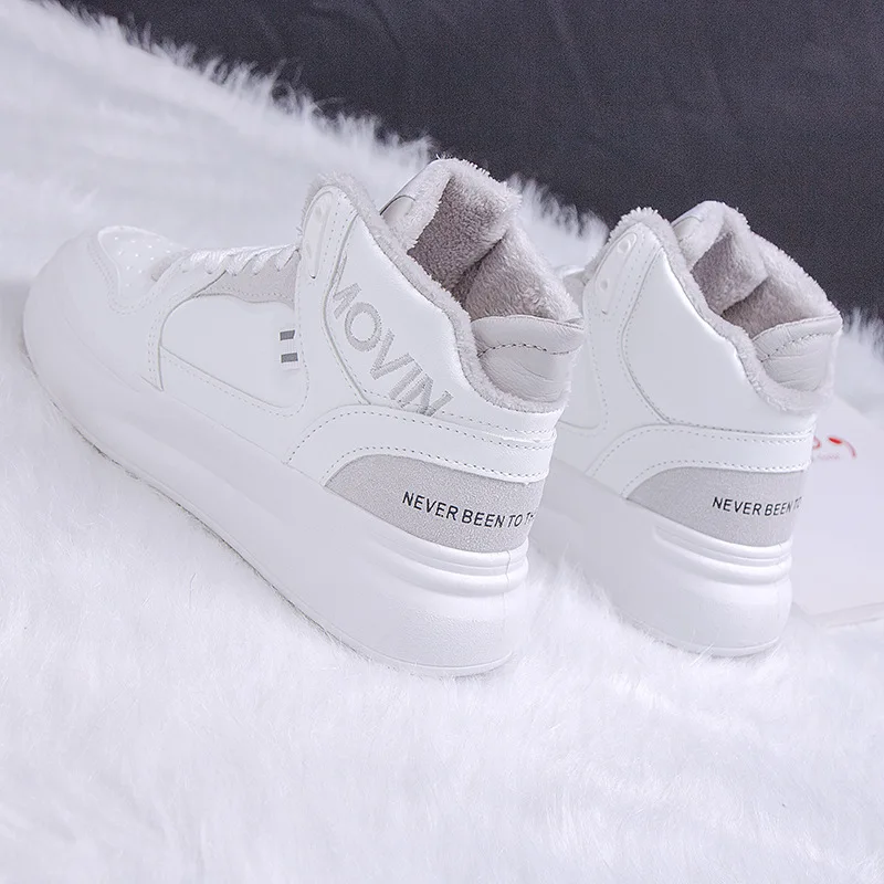 Women Sneakers Fashion Winter Women Shoes Flats Platform Casual shoes For Women Comfortable High Top Warm Plush Off White Shoes
Women Sneakers Fashion Winter Women Shoes Flats Platform Casual shoes For Women Comfortable High Top Warm Plush Off White Shoes