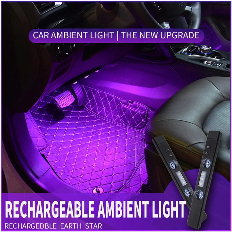 Car USB Interior Atmosphere Light Colorful Music Sound Lamp Remote Control Wireless Control Full Of Starlight Foot Lights
Car USB Interior Atmosphere Light Colorful Music Sound Lamp Remote Control Wireless Control Full Of Starlight Foot Lights