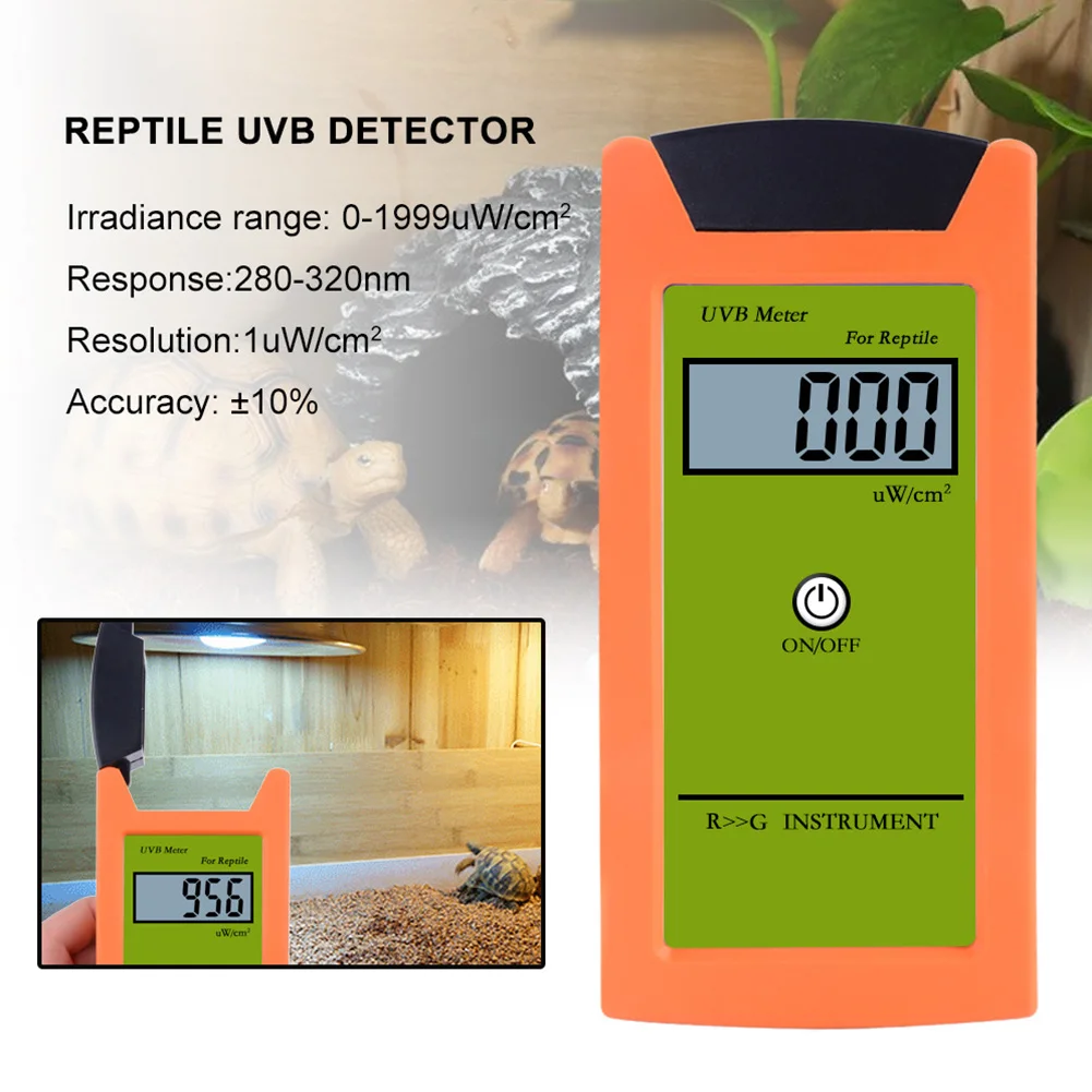 Tool Professional Reptile Lamp Tester Digital Instrument Luminosity Measurement UVB Meter High Accuracy LCD Display 2 Inches
Tool Professional Reptile Lamp Tester Digital Instrument Luminosity Measurement UVB Meter High Accuracy LCD Display 2 Inches