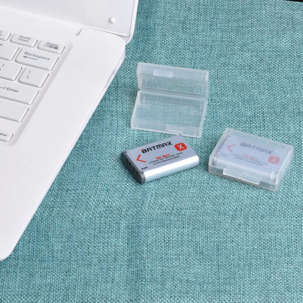 Аккумулятор NP BX1 2 шт. 1860 мА/ч зарядное устройство с ЖК-дисплеем и USB двойное для Sony