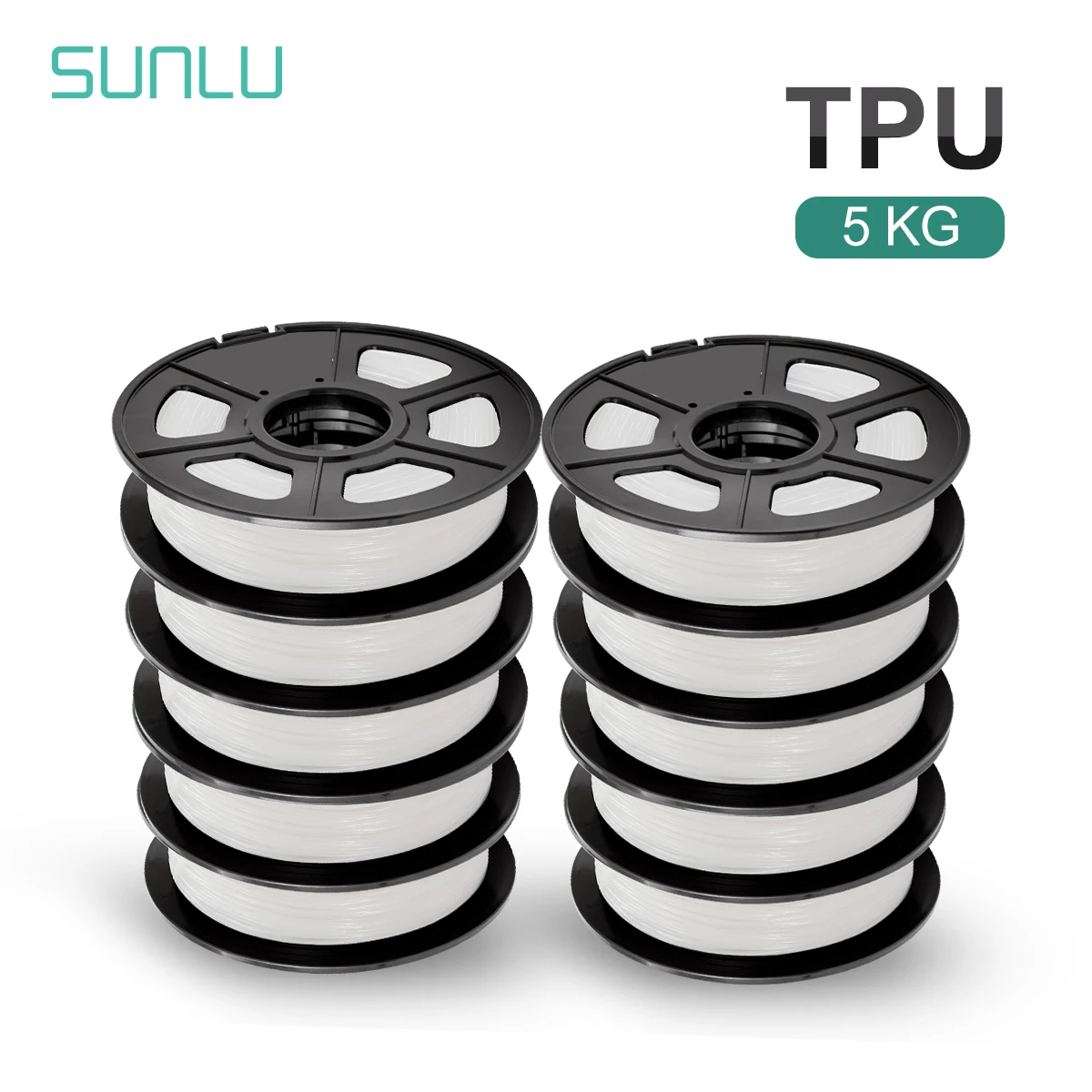 SUNLU TPU Filament 500g Flexible Filament with full color 1.75mm for Flexible DIY gift or model printing ship with 10 pieces
SUNLU TPU Filament 500g Flexible Filament with full color 1.75mm for Flexible DIY gift or model printing ship with 10 pieces