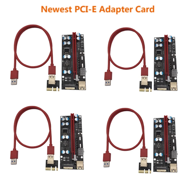 Карта расширения PCIE с цветными лампочками, PCI E Express GPU, 1X до X16 10 конденсаторы, 6-контактный кабель SATA USB 3,0 для графической карты
Карта расширения PCIE с цветными лампочками, PCI E Express GPU, 1X до X16 10 конденсаторы, 6-контактный кабель SATA USB 3,0 для графической карты