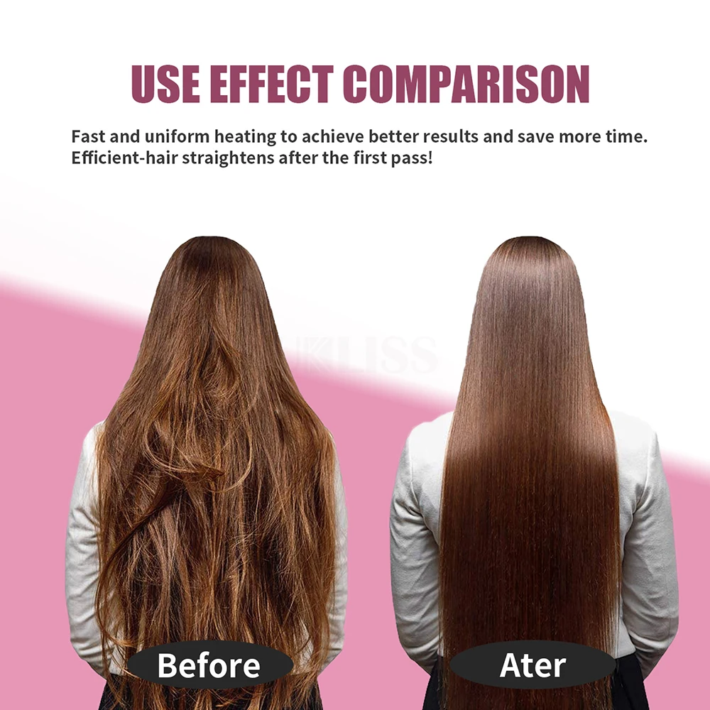 2 in 1 Hair Straightener and Curler Professional Flat Iron for Hair Titanium Plate Straightening Curling Iron with LCD Display
2 in 1 Hair Straightener and Curler Professional Flat Iron for Hair Titanium Plate Straightening Curling Iron with LCD Display