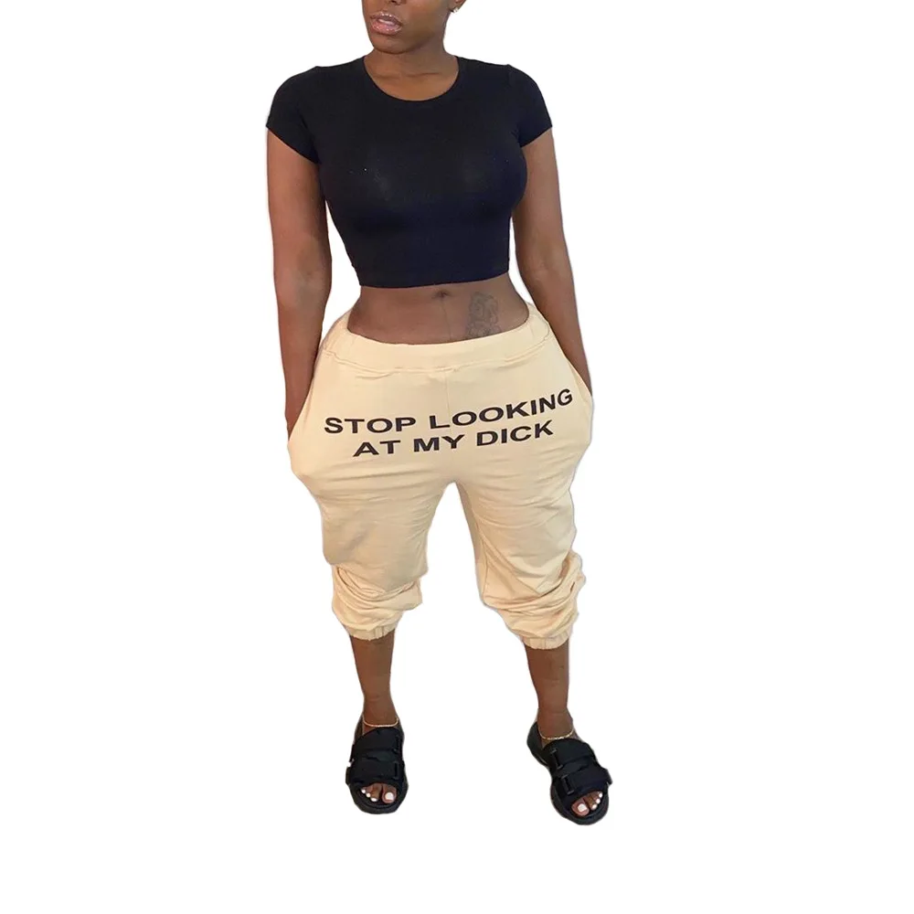 Black letter chic printed high street fashion stacked joggers legging high waist hip hop pants trousers casual soft lounge wear
Black letter chic printed high street fashion stacked joggers legging high waist hip hop pants trousers casual soft lounge wear