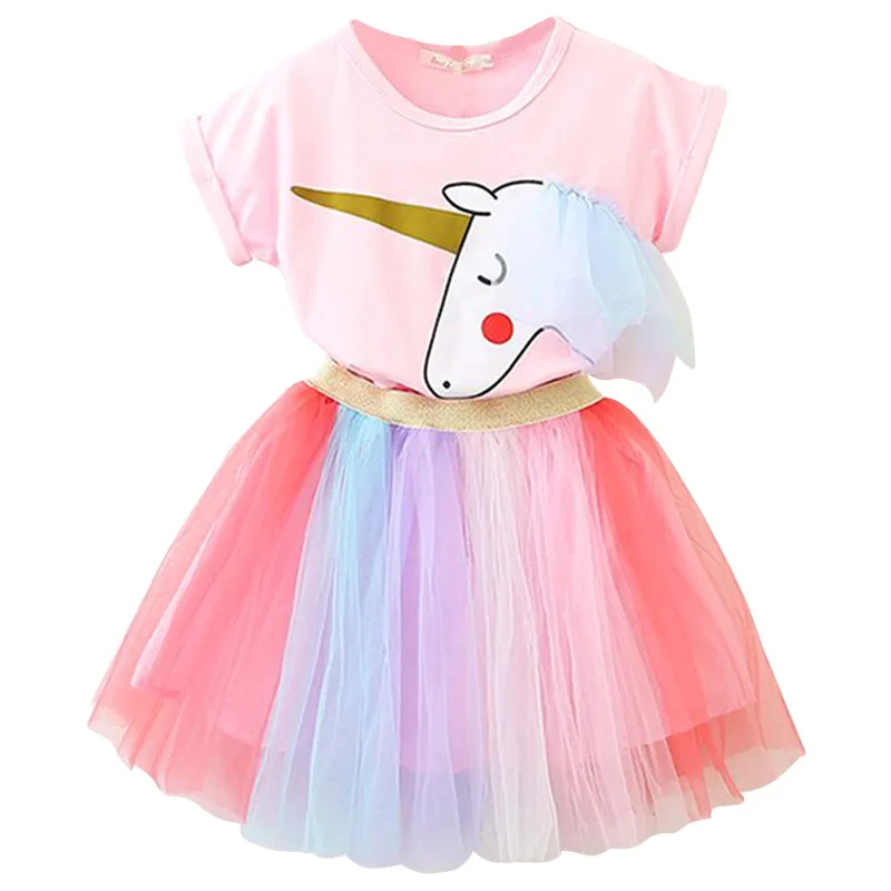 Children Clothes Summer Unicorn Toddler Girls Clothes Set T-shirt+Skirt Tracksuit Suit Kids Clothes For Baby Girls 2 4 5 6 Years
Children Clothes Summer Unicorn Toddler Girls Clothes Set T-shirt+Skirt Tracksuit Suit Kids Clothes For Baby Girls 2 4 5 6 Years