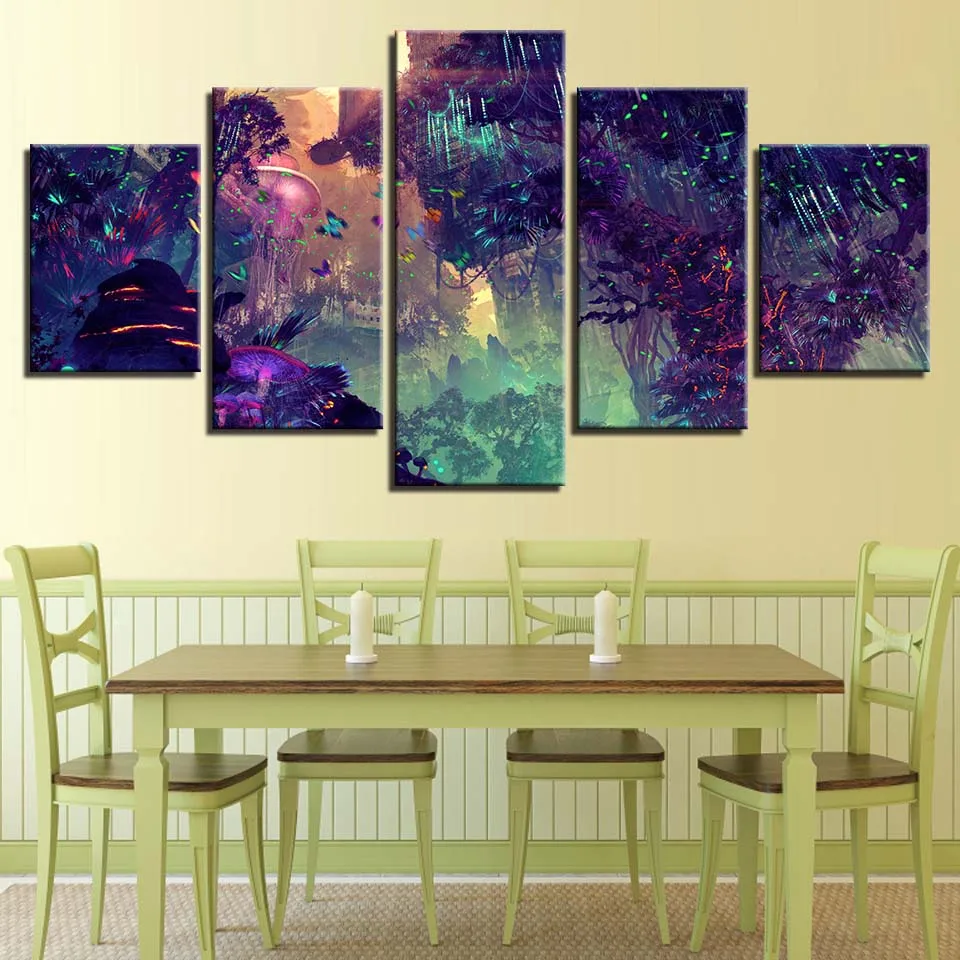 HD Prints Canvas Wall Artwork Painting 5 Pieces Posters Abstract Style Landscape Modern Home Decoration Living Room Framework
HD Prints Canvas Wall Artwork Painting 5 Pieces Posters Abstract Style Landscape Modern Home Decoration Living Room Framework