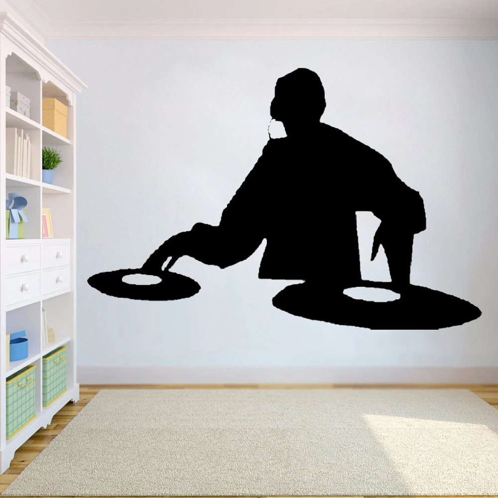Vinyl Wall Sticker for Nightclub disco Boy DJ Music carnival decoration Decal Rock Hip hop Bedroom Livingroom Decal decor HQ010
Vinyl Wall Sticker for Nightclub disco Boy DJ Music carnival decoration Decal Rock Hip hop Bedroom Livingroom Decal decor HQ010