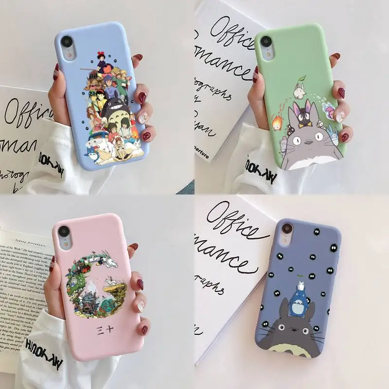 Cute Totoro Spirited Away Ghibli Miyazaki Silicone Phone Case For iphone 11 Pro Max X XS Max XR 7 8 6 6S Plus TPU Cases Capa
Cute Totoro Spirited Away Ghibli Miyazaki Silicone Phone Case For iphone 11 Pro Max X XS Max XR 7 8 6 6S Plus TPU Cases Capa