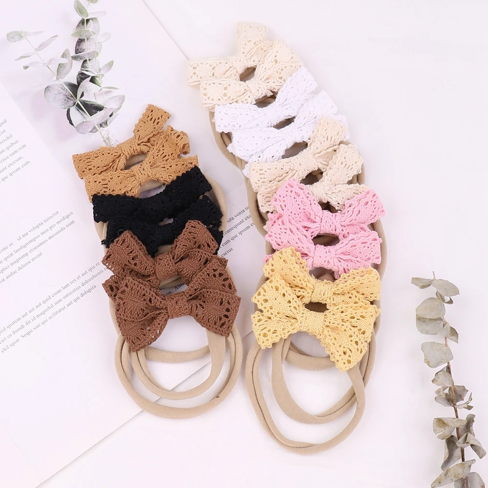 1Piece Sweet Solid Color Lace Bow Headband For Kids Girls Cute Baby Bowknot Elastic Hairband Handmade Headwear Hair Accessories
1Piece Sweet Solid Color Lace Bow Headband For Kids Girls Cute Baby Bowknot Elastic Hairband Handmade Headwear Hair Accessories