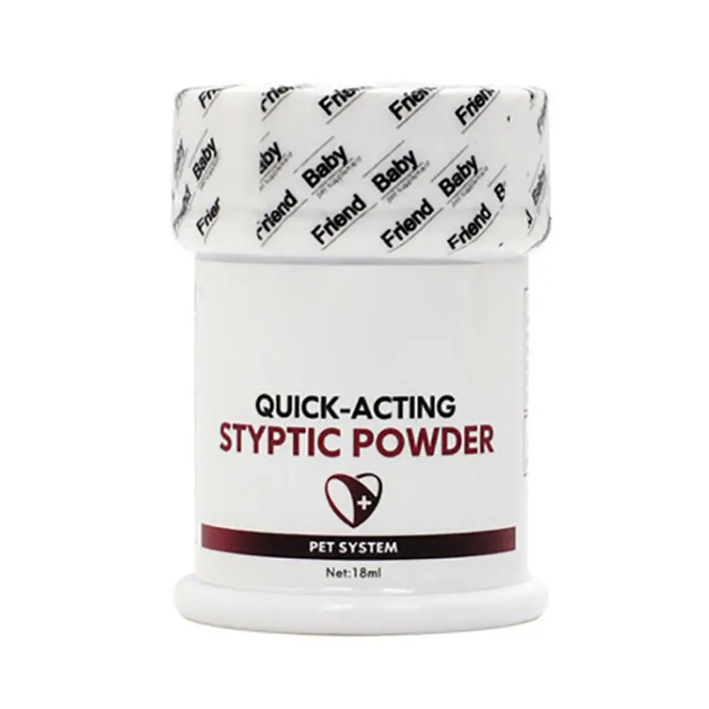 18ml Pet Styptic Stop Bleeding Powder Dogs Cats Birds Anti-inflammatory Antibacterial Broken Injury Traumatic Hemostatic Powder
18ml Pet Styptic Stop Bleeding Powder Dogs Cats Birds Anti-inflammatory Antibacterial Broken Injury Traumatic Hemostatic Powder