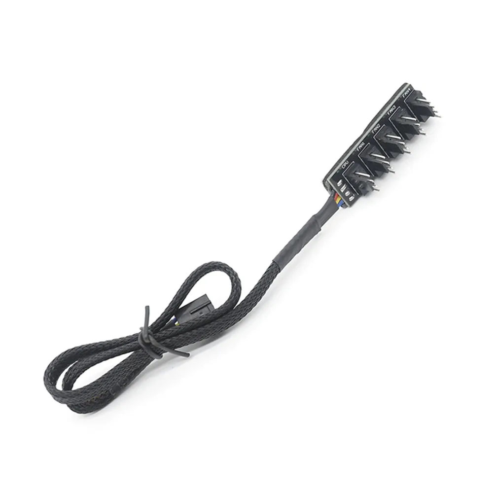PC Case Fan Sleeved Power Cable Hub Splitter Extension Cable Splitter Adapter Controller 1 to 5 Way 4-Pin PWM CPU Cooler Fan
PC Case Fan Sleeved Power Cable Hub Splitter Extension Cable Splitter Adapter Controller 1 to 5 Way 4-Pin PWM CPU Cooler Fan